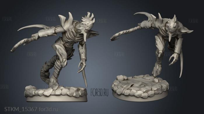 The Dormant God Affliction stl model for CNC