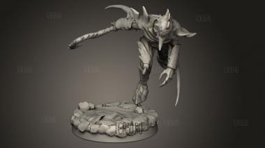 Недуг Дремлющего Бога 3d stl модель для ЧПУ