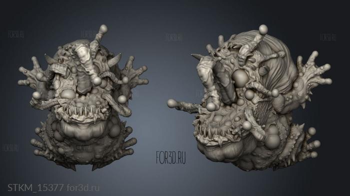 Rot Toad stl model for CNC