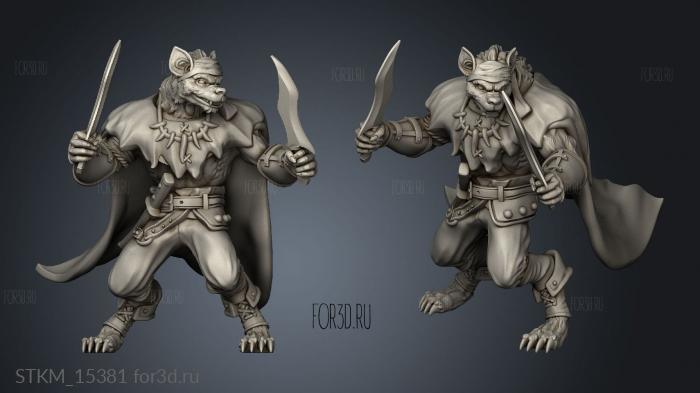 Red Clay Gnolls the Dead sea Gnoll stl model for CNC