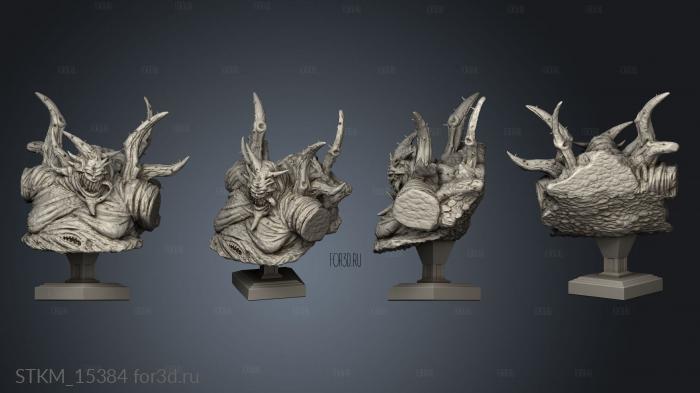 Plague Golem stl model for CNC