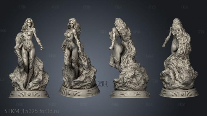 Tsaber ire Statue StarFire stl model for CNC