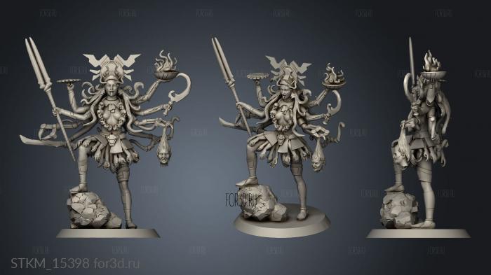 Kali She Who Is Death stl model for CNC