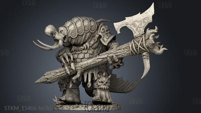 frostburn Horrors Tooth and Tusk Odobena stl model for CNC