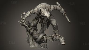Хамелеоны 3d stl модель для ЧПУ
