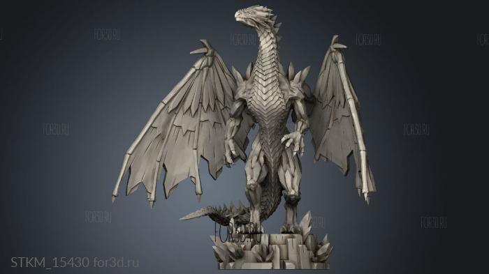 prismal dragon stl model for CNC