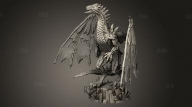 Призматический дракон 3d stl модель для ЧПУ