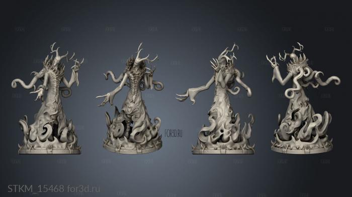 The Dormant God Fear Varanoth stl model for CNC