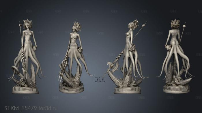 Queen the Sea 海的女王 stl model for CNC