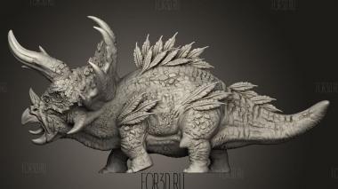 ТРИЦЕРАТОПС 3d stl модель для ЧПУ