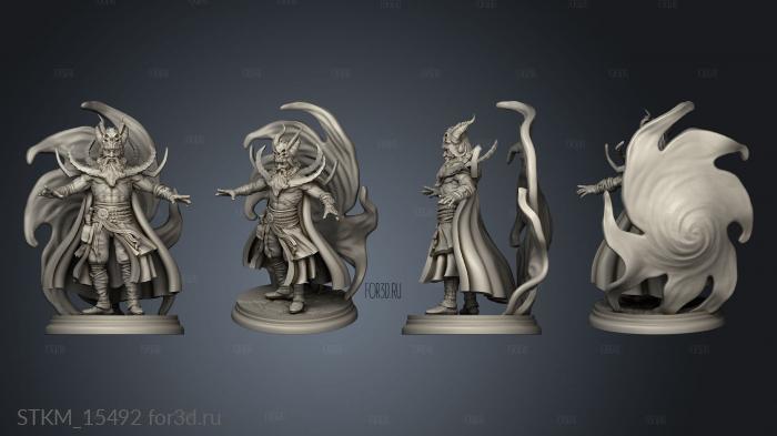 Forbidden Magic Weave Wizards Wizard stl model for CNC