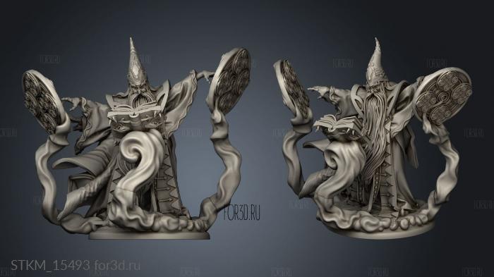 Forbidden Magic Wizard Era stl model for CNC