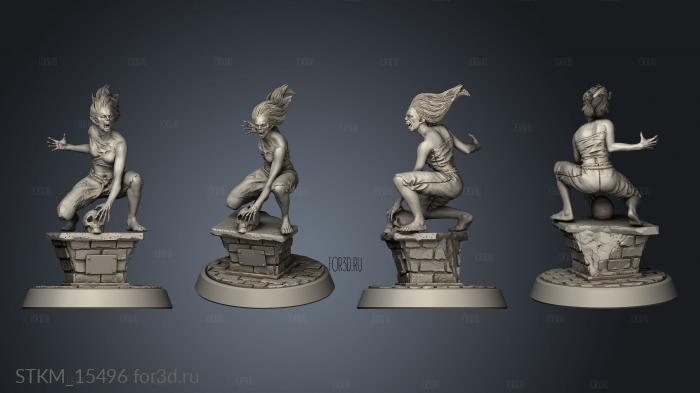 Vampires in Panshaw Enemies Vampire Spawn stl model for CNC