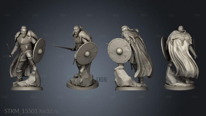 Ragnar Lothbrok Vikings antara‡o stl model for CNC