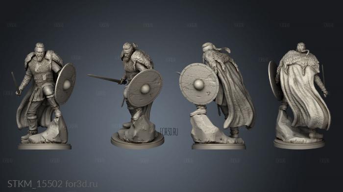 Ragnar Lothbrok Vikings Complet stl model for CNC