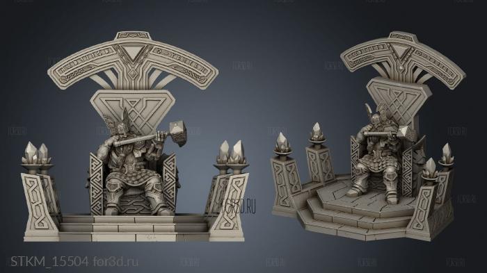 Fantasy Journey to Nidavellir Tortadur Clan Broker Axe stl model for CNC