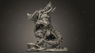 Племя Сехатон,Люди-ящеры,Грубые 3d stl модель для ЧПУ
