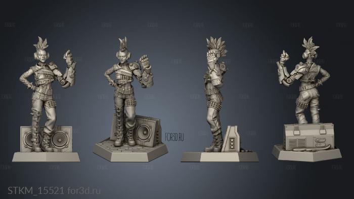 Sci Fi Undercity Exiles Heroes As strong stl model for CNC