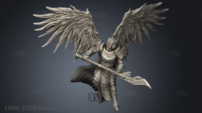 Sicorra Aasimar Paladin Wings stl model for CNC