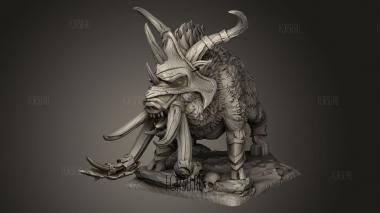 УСТРОЙСТВО С БРИТВЕННЫМ БИВНЕМ 3d stl модель для ЧПУ