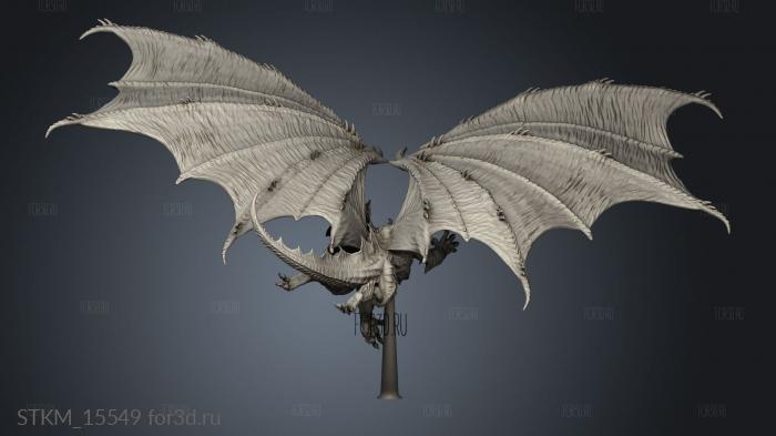 Red Dragon stl model for CNC