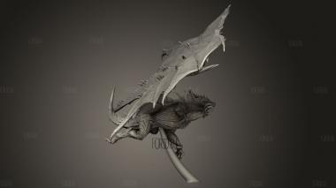 Красный Дракон 3d stl модель для ЧПУ