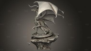 Красный Большой Змей 3d stl модель для ЧПУ