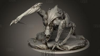 Имморталис Цепляет Летучих Мышей 3d stl модель для ЧПУ