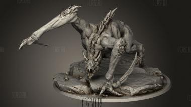 Имморталис Цепляет Летучих Мышей 3d stl модель для ЧПУ