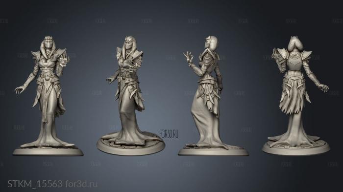 The Infinity and Void Ancient Priestess PRE stl model for CNC