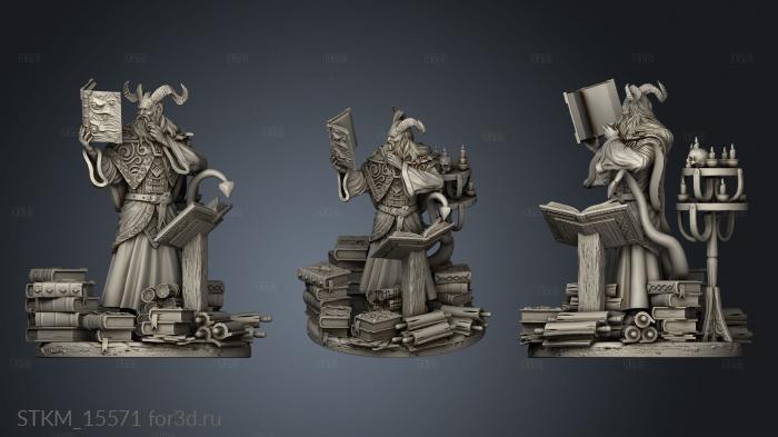 Society Speak the Devi Uryan Infernal Scholar stl model for CNC