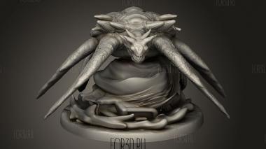 Охотьтесь За Сокровищами Гигантской Сердитой Морской Черепахи 3d stl модель для ЧПУ