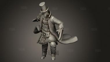 Викторианский Джек-Потрошитель 3d stl модель для ЧПУ