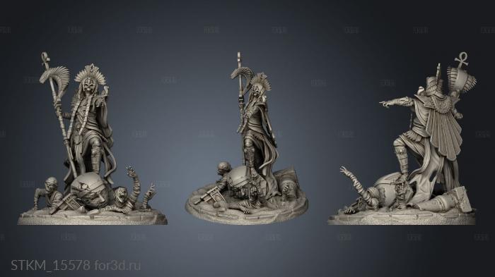 Recurring Villain Reward God King Anubis stl model for CNC