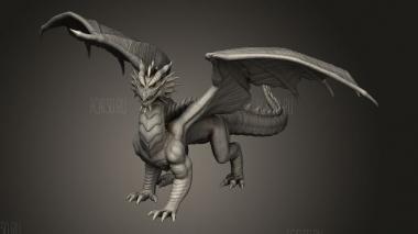 Стенд для взрослых Red Dragon 3d stl модель для ЧПУ