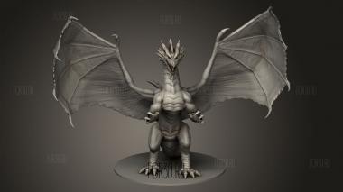 Древний Красный Дракон 3d stl модель для ЧПУ