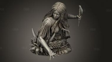 Хищник и Статуэтка Нару Сумка Хищника 3d stl модель для ЧПУ