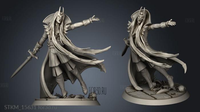 Tristanius The Dusk Prince stl model for CNC