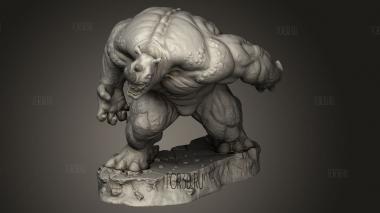 Носорог весь 3d stl модель для ЧПУ
