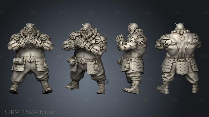 Gridwars Age Cyberpunk Jinpachi stl model for CNC