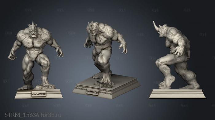 RHINO VS SPIDERMAN stl model for CNC