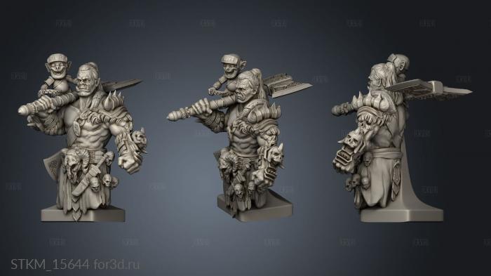 Skidmark The Warlord stl model for CNC