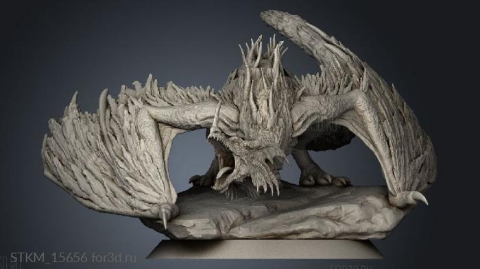 Rise the Moon Witch Elder Dragon Torso stl model for CNC