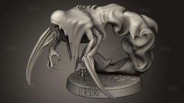 Дремлющий Бог,Демон Страха 3d stl модель для ЧПУ
