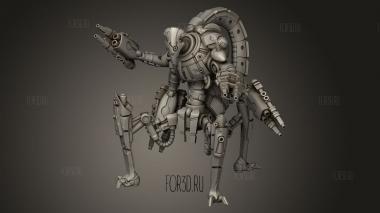Робот Legion Tri Sco Ионный пистолет Хвостовая Заглушка 3d stl модель для ЧПУ