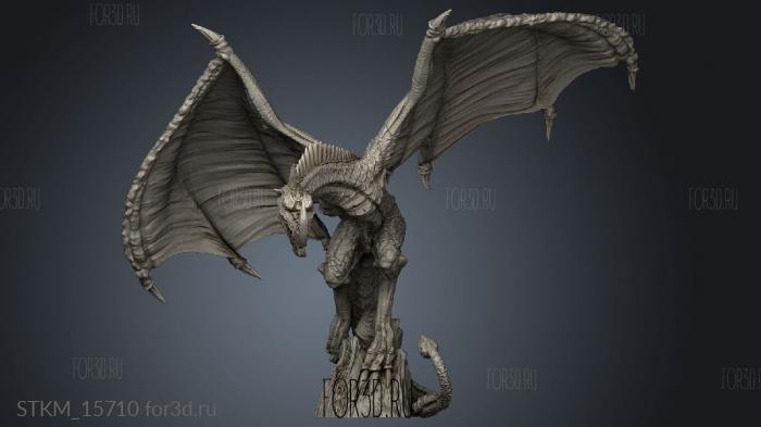 Rough and Tumble wyrm stl model for CNC