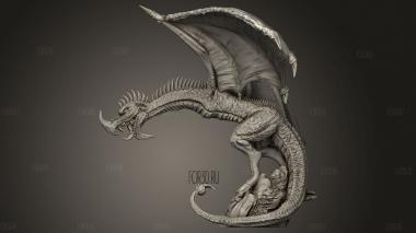 Грубый и Кувыркающийся змей 3d stl модель для ЧПУ