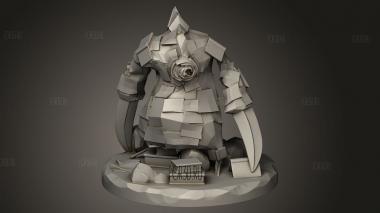 Том Голема 3d stl модель для ЧПУ