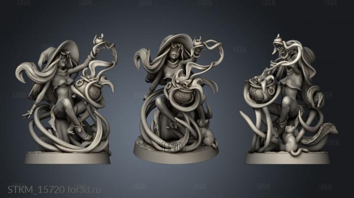 witch halloween stl model for CNC