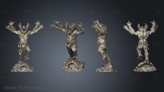 Ruins Madness Gug Jumping stl model for CNC